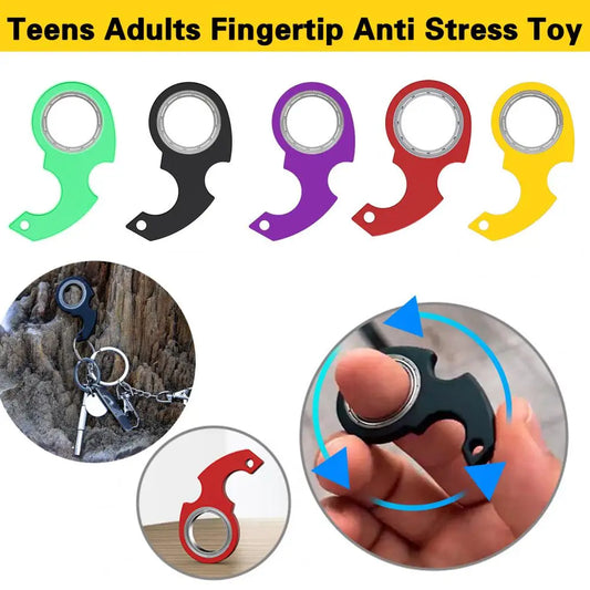 Cute Fingertip Fidget Toy Novelty Toy Stress Relief Toy Optional EDC Fingertip Fidget Spinner Toy Relieve Boredom