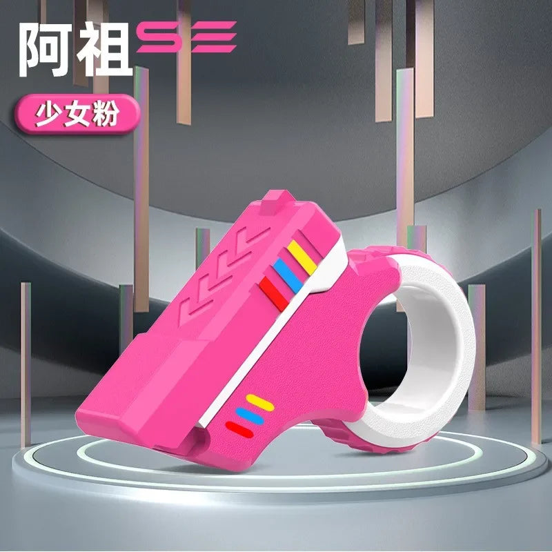 Rotary Finger Sliders Fidget Toy Office Pressure Relief Slider Ratchet Finger Fidget 3D Printed Fidegt Toys Fingertip Textured