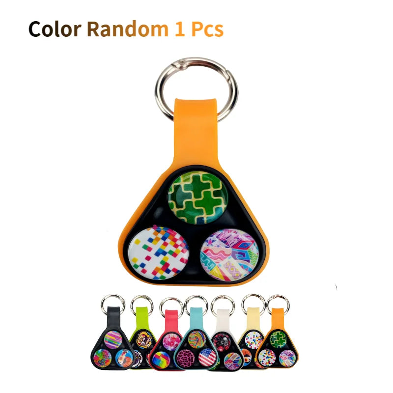 New PopPuck Hand Spinner Series Elastic Pop Puck Magnet Toy Colorful Decompression Fidget Toys For Adults Kids Christmas Gifts