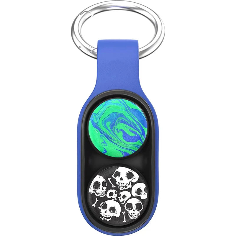 New PopPuck Hand Spinner Series Elastic Pop Puck Magnet Toy Colorful Decompression Fidget Toys For Adults Kids Christmas Gifts