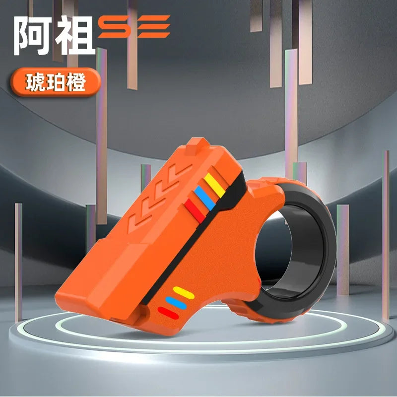 Rotary Finger Sliders Fidget Toy Office Pressure Relief Slider Ratchet Finger Fidget 3D Printed Fidegt Toys Fingertip Textured